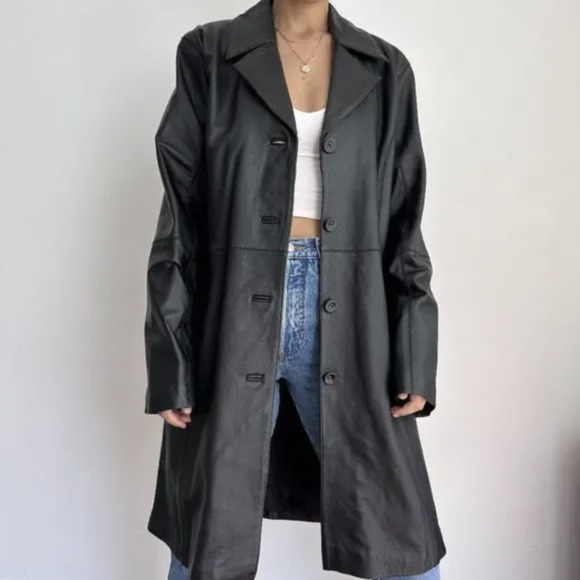 Leather Trench Coats
